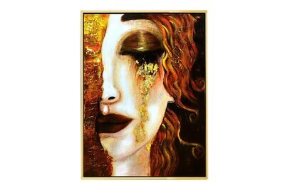 Tableau larmes d'or Klimt 60*80 - GALLERY