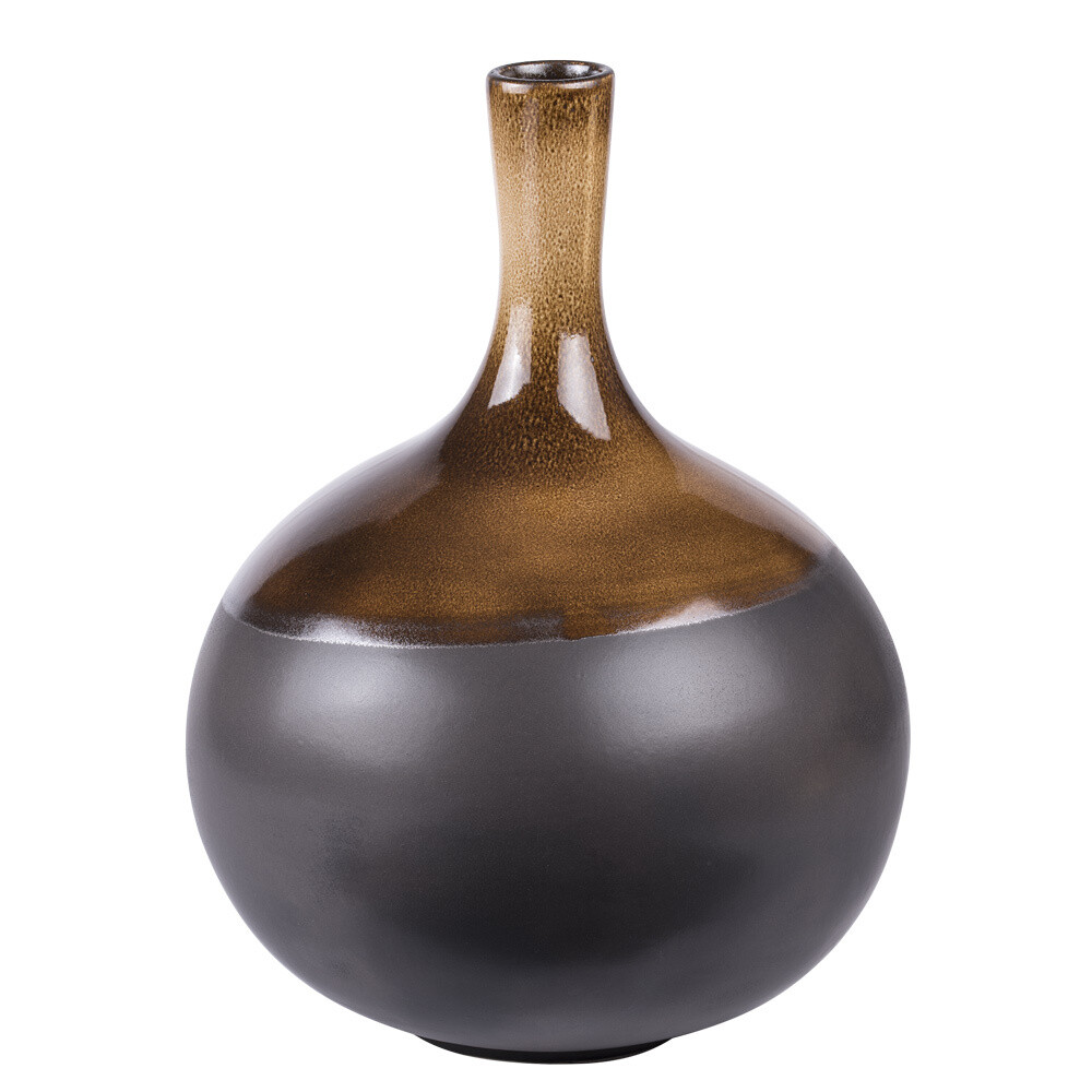 Vase sumatra 42cm marron