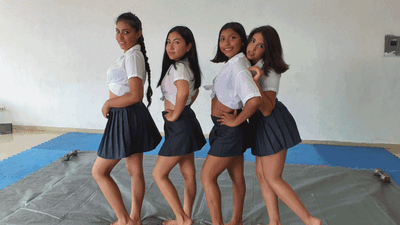 2021-07-10 ELEKTRA &amp; ARA VS MALU &amp; JESSY TAG TEAM OIL CATFIGHT (PICTURE)
