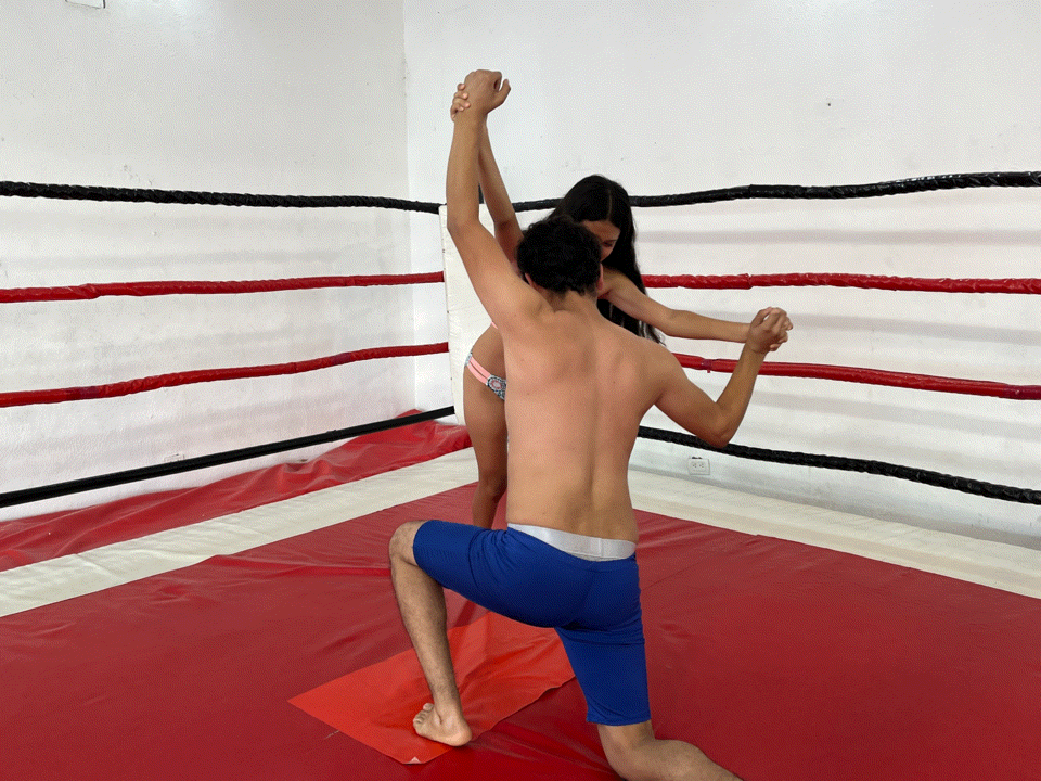 2024-11-08 MELANY DOMINATES BLACK IN MIXED WRESTLING SHOWDOWN (VIDEO)