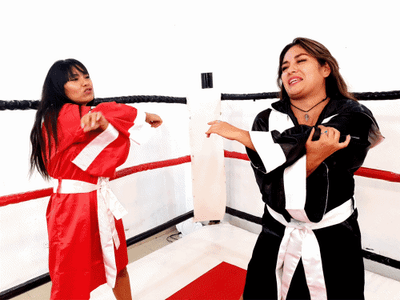 2023-09-10 ULTIMATE CATFIGHT SHOWDOWN: JADE VS SHEEVA AND KIRA (PICTURES)