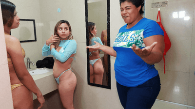 2024-04-06 DAMA VS LAURIE &amp; GEN - WRESTLING MOVIE IN GYM (VIDEO)