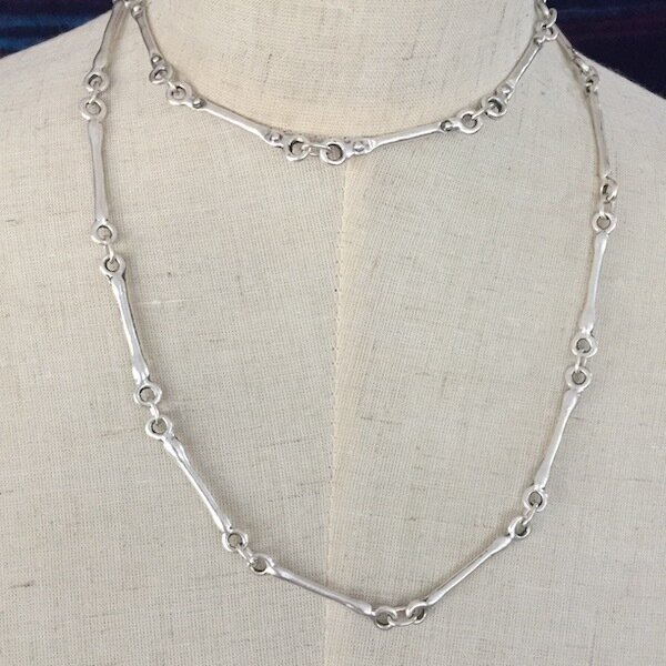 OTN-28 Silver plated necklace