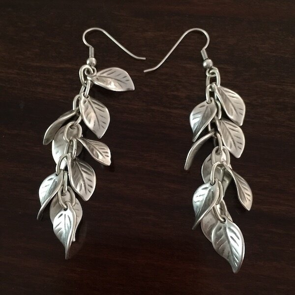 OTE-22 Silver plated earrings