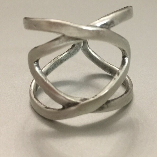 OTR-17 Silver plated ring