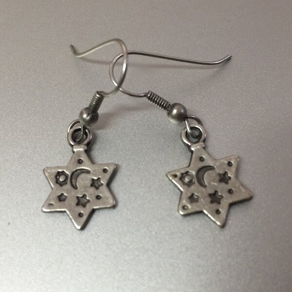 OTE-27 Silver plated earrings