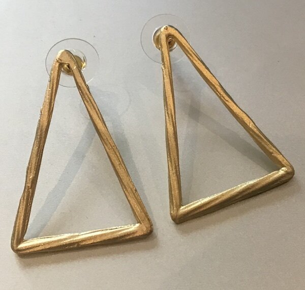 BE-1923 Gold plated earrings