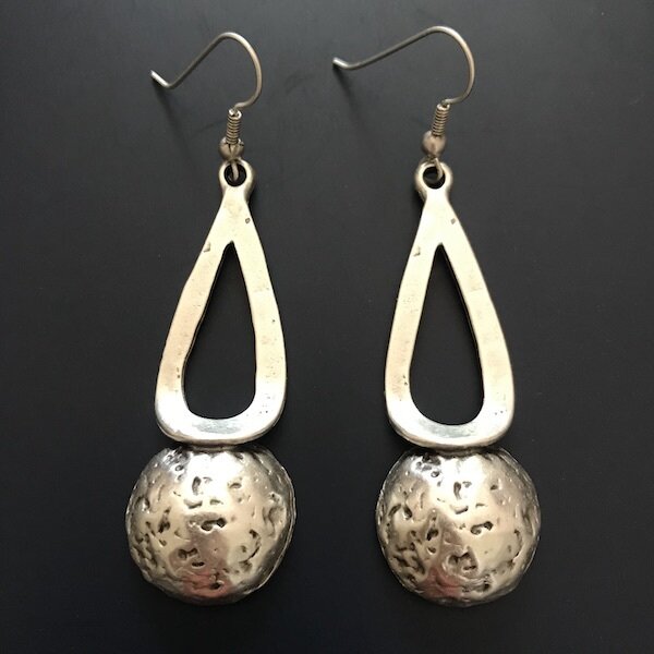 OTE-50 Silver plated earrings
