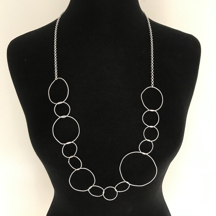 OTN-50 Silver plated necklace