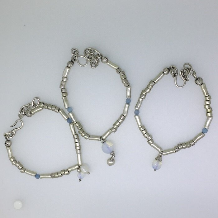 LHB-6 Silver plated bracelets