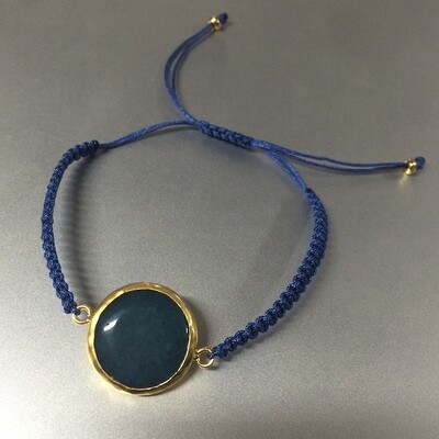 BB-808 - Gold Plated Stone Bracelet