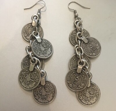 OTE-59 Silver plated earrings