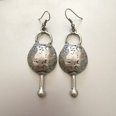 OTE-51 Silver plated earrings