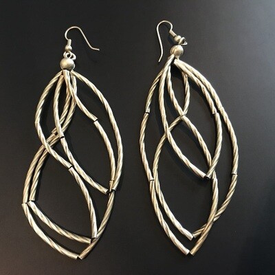 OTE-36 Silver plated earrings