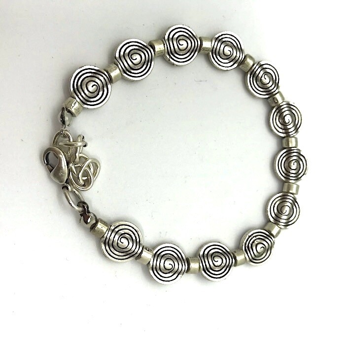 LHB-14 Silver plated bracelet