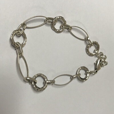 BB-806 Silver plated bracelet