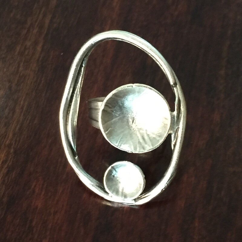 OTR-34 Silver plated ring