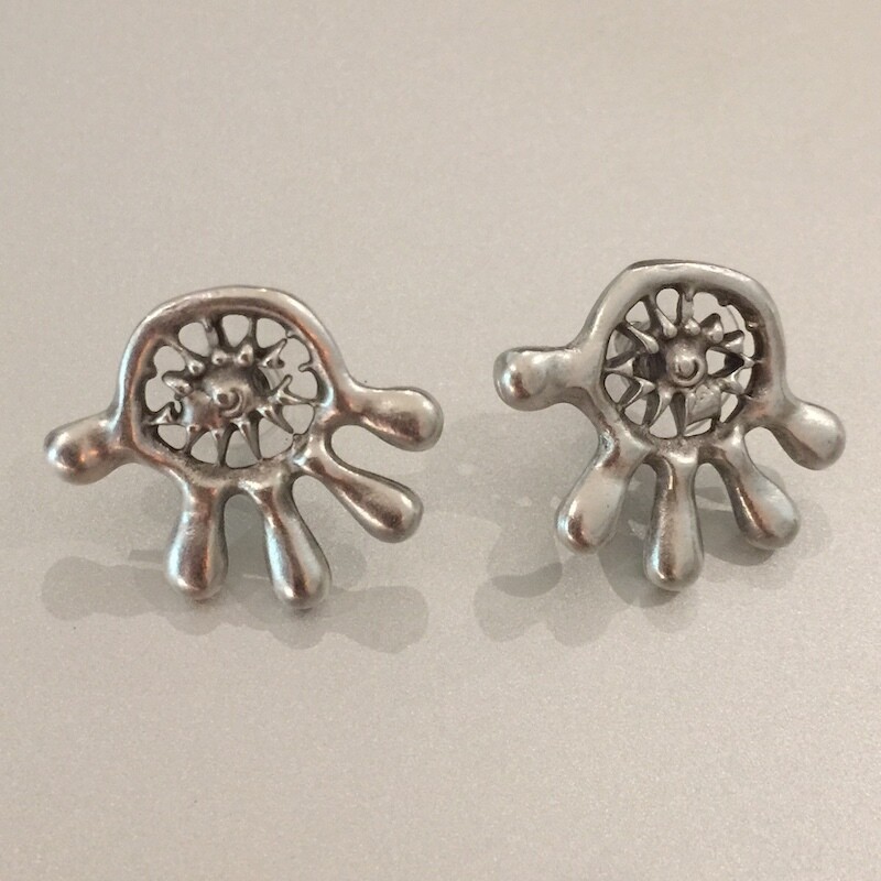 OTE-106 Silver plated earrings