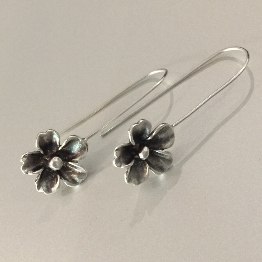 OTE-107 Silver plated earrings