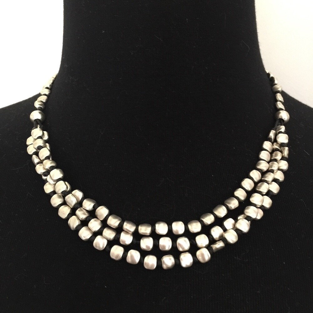 OTN-2100 Silver plated necklace
