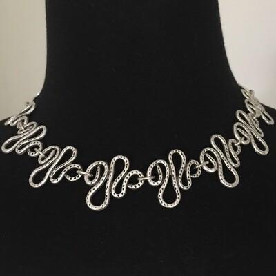 OTN-2108 Silver plated necklace