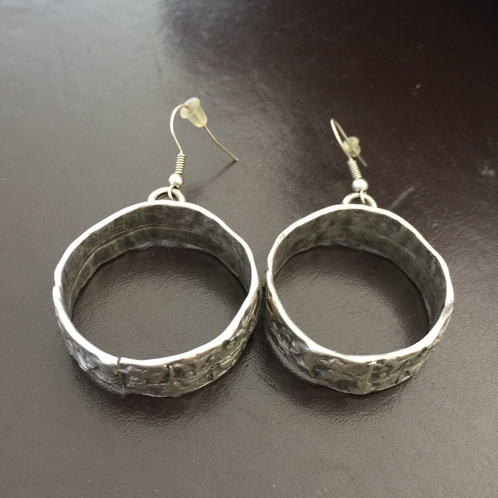 OTE-5116 Silver plated earrings