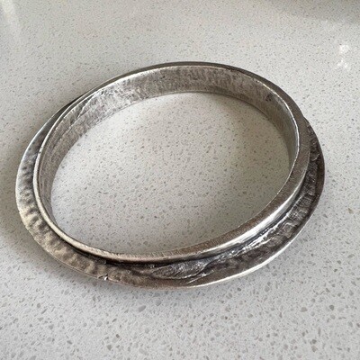 OTB-2310 - Silver Plated Bangle