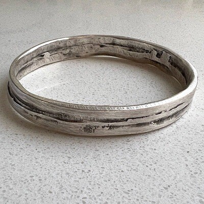 OTB-2320 - Silver Plated Bangle