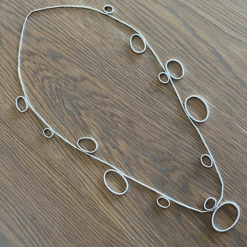 OTN-19 silver plated necklace