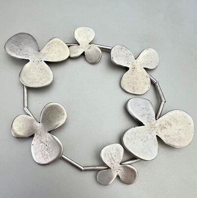 OTB-2346 - Silver Plated Elastic Bracelet