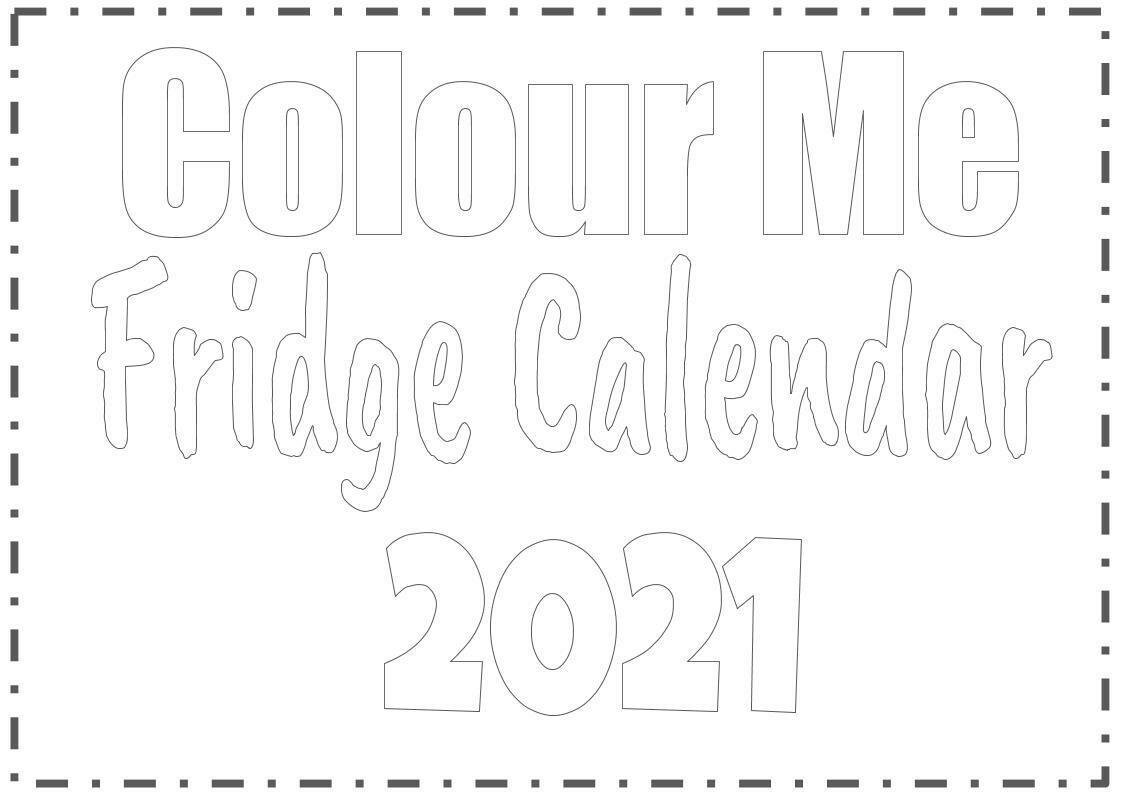 Colour me desk/ board calendar  2021