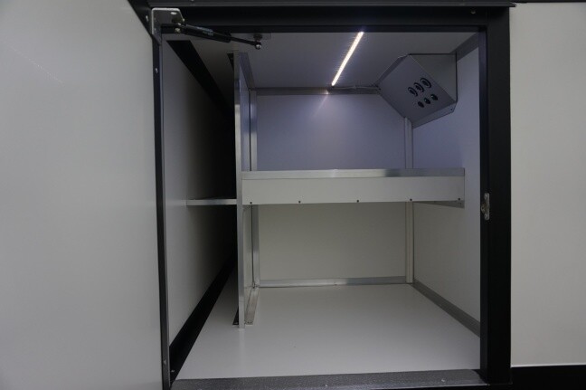 Hylla Modul, Varianter: Modul 3+1, mått ca 54,5 cm bred * 38  cm djup