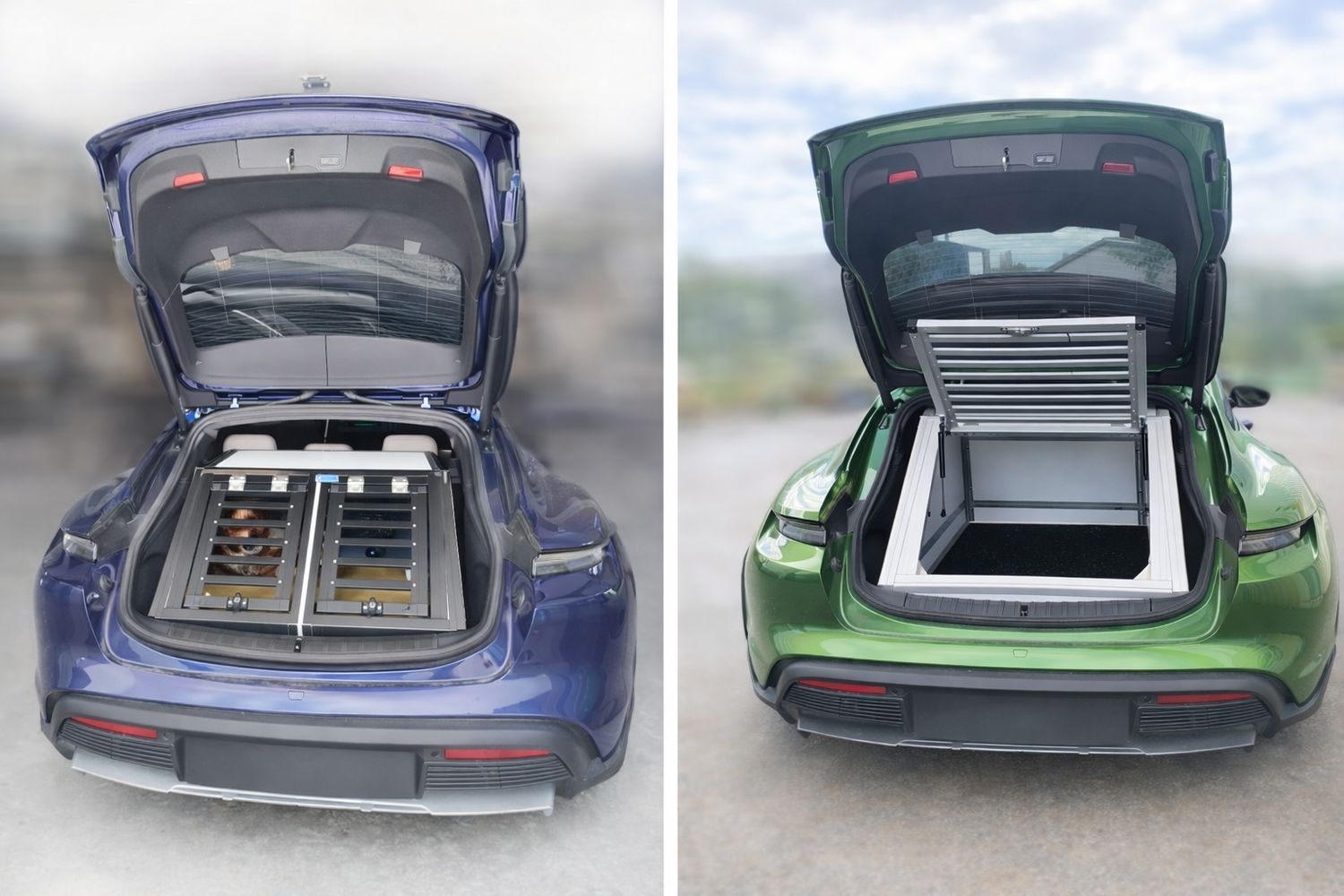 Dubbelbur till Porsche Taycan Dubbelbur till Porsche Taycan