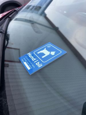 Informationsskylt för hundägare Informationsskylt för hundägare