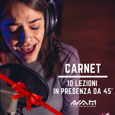 Carnet di 10 lezioni in presenza da 45' Carnet di 10 lezioni in presenza da 45'