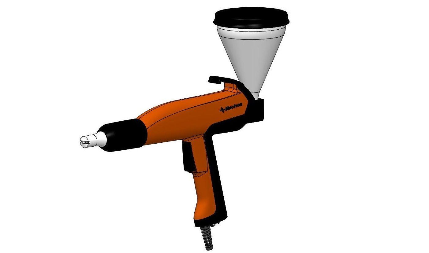 Master Cup Gun for small workpieces