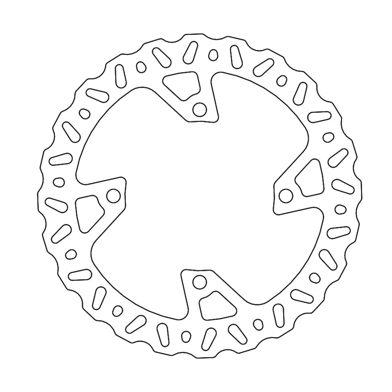 AIZMUGURES BREMŽU DISKS MOTO MASTER NITRO KAWASAKI KX250F '20 / KX450F '19-23 250mm