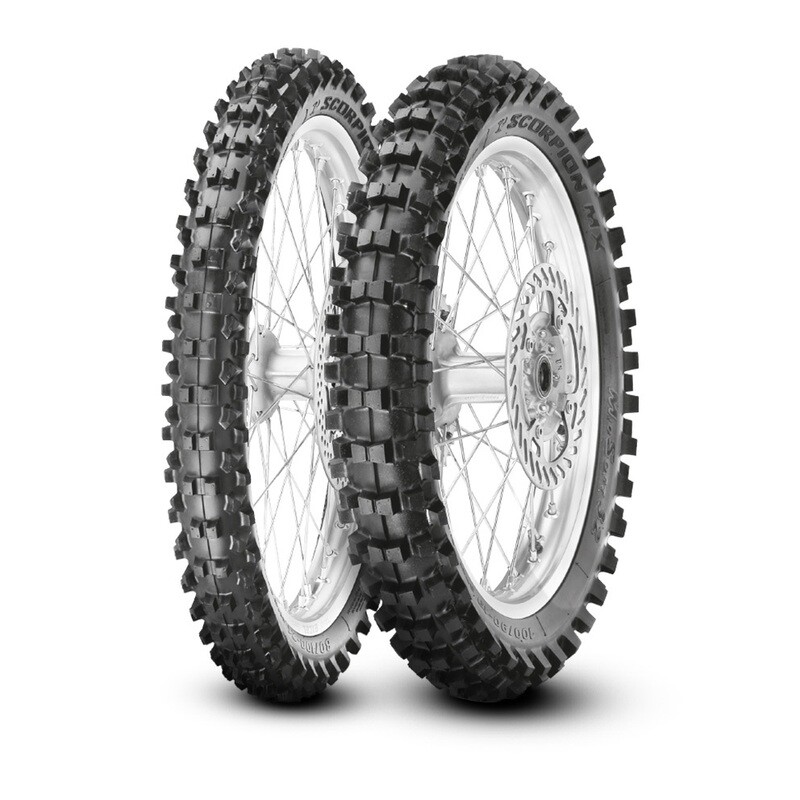 RIEPA PIRELLI SCORPION MX32 MID SOFT 100/90-19 57M AIZMUGURE