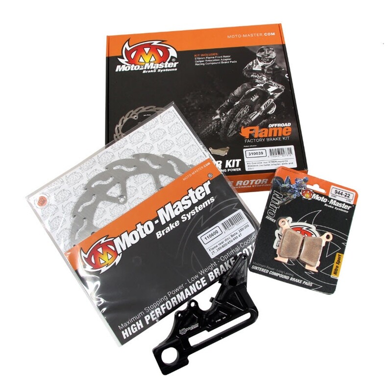 AIZMUGURES BREMŽU DISKS MOTO MASTER FLAME FANTIC YAMAHA YZF250 YZF450 YZ125/250 '22-> 240mm