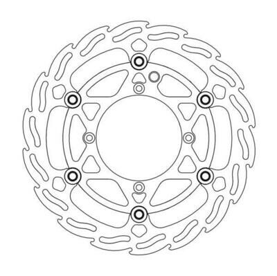 BREMŽU DISKS MOTO MASTER FLAME KTM SX85 '13-21 OVERSIZE PRIEKŠA 260mm