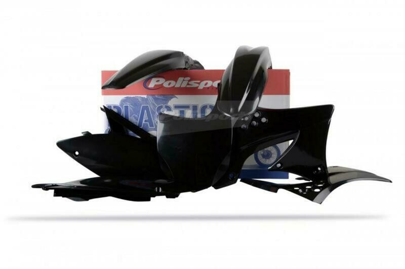PLASTMASU KOMPLEKTS POLISPORT KAWASAKI KXF450 '12 MELNS
