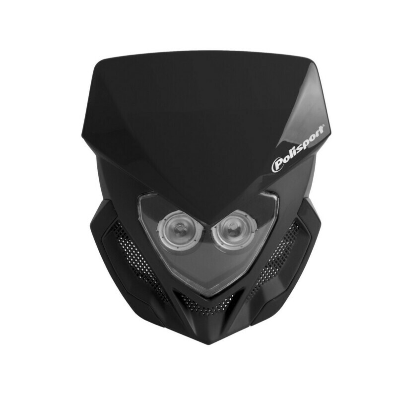 Polisport LED Lukturis Ar Bateriju LOOKOS Melns