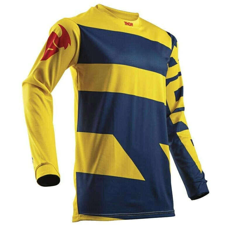 Thor Junioru Krekls S8 YOUTH PULSE LEVEL Navy / Yellow