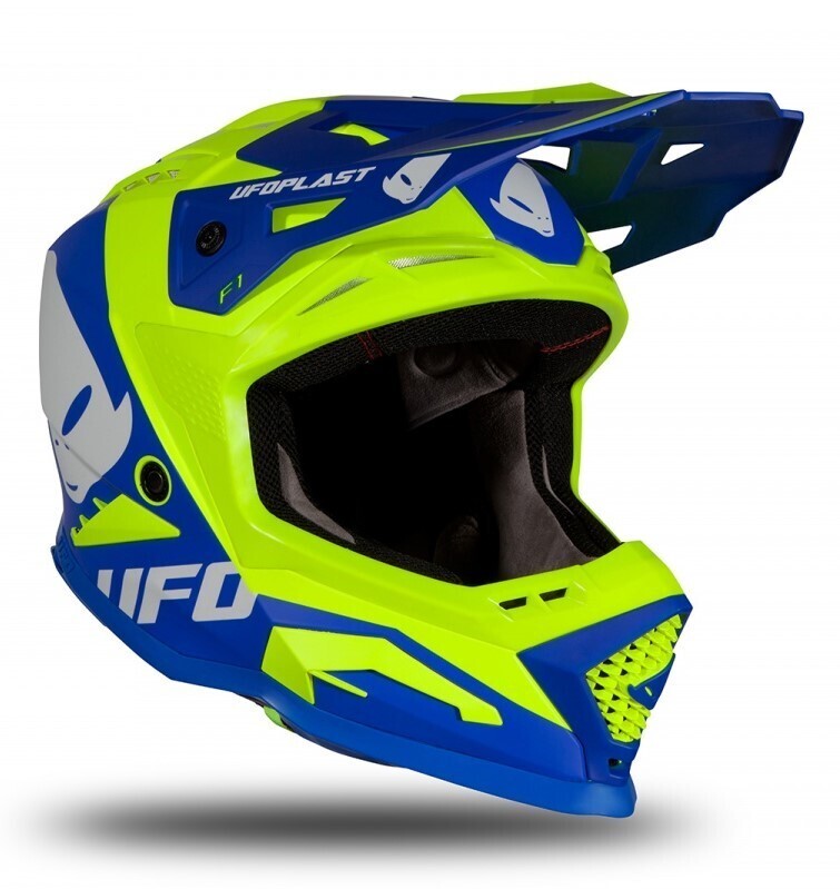 UFO Ķivere ECHUS Blue / Neon Yellow Matt