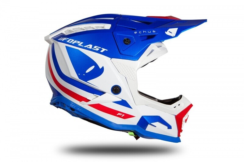 UFO Ķivere ECHUS Blue / White / Red Glossy