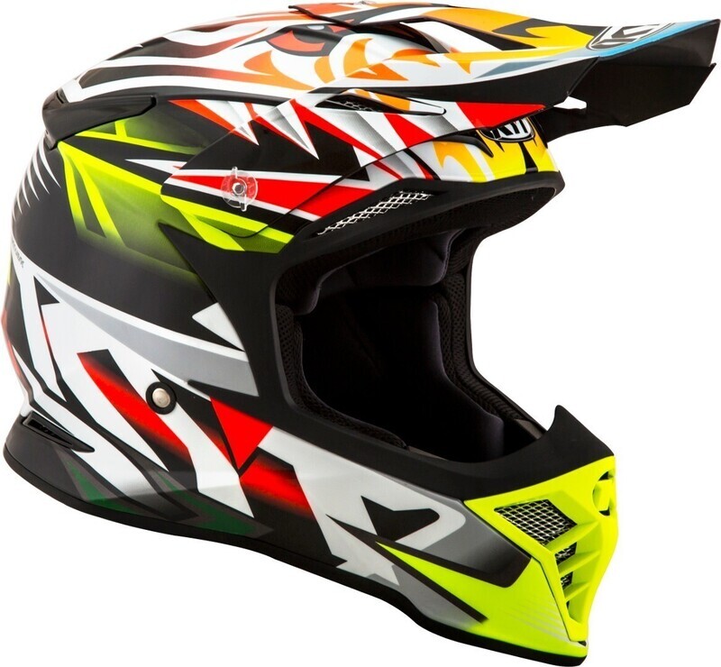 KYT Ķivere SKYHAWK TEMPER Yellow Fluo