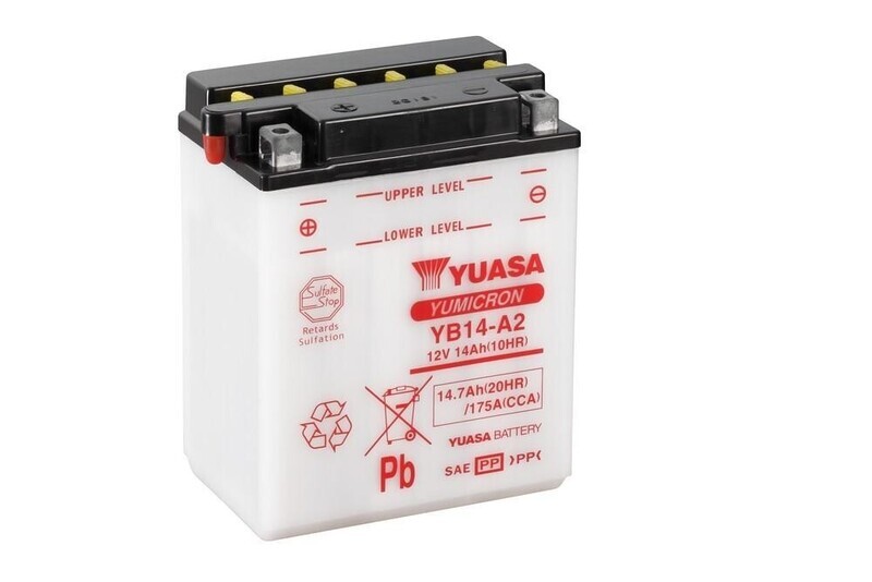 AKUMULATORS YUASA YB14-A2 12V YUMICRON