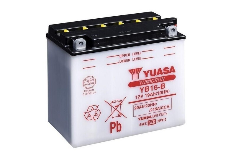 AKUMULATORS YUASA YB16-B 12V YUMICRON