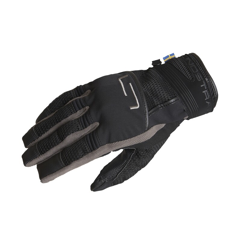 Lindstrands Cimdi NYHUSEN Black / Grey