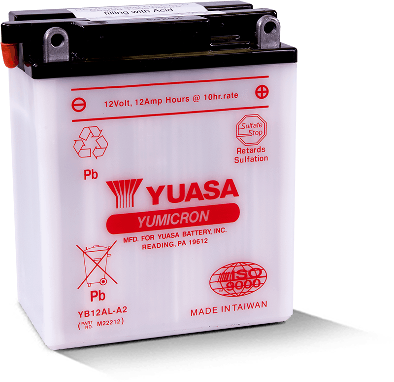 AKUMULATORS YUASA YB12AL-A2 12V HIGH PERFORMANCE